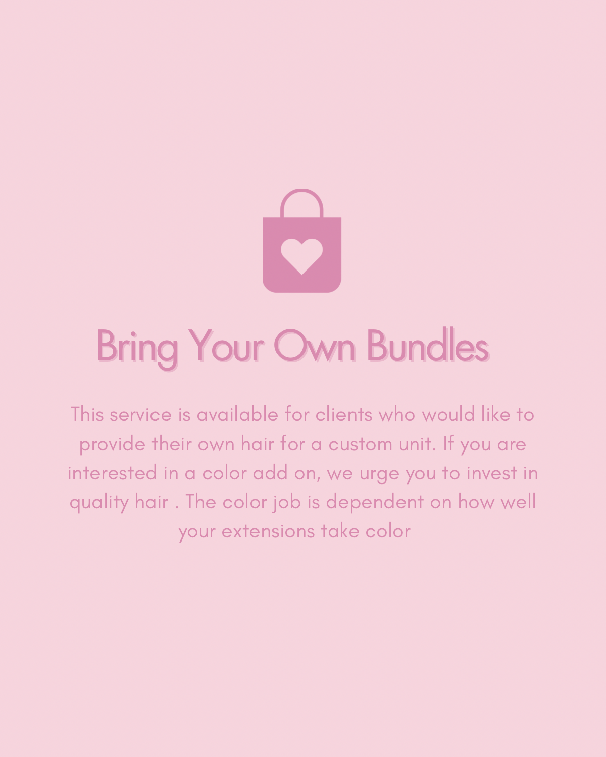 Bring Your Own Bundles