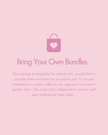 Bring Your Own Bundles
